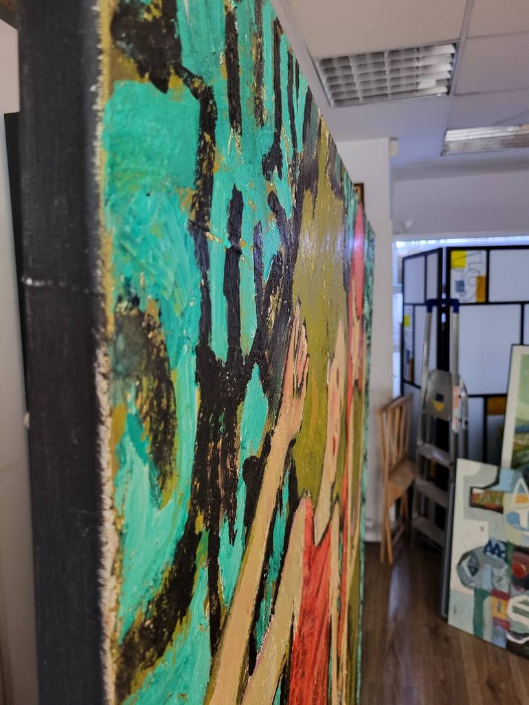 Original Abstract Painting by magda mihailescu