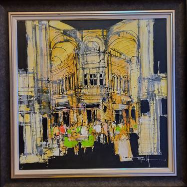 Original Architecture Paintings by magda mihailescu