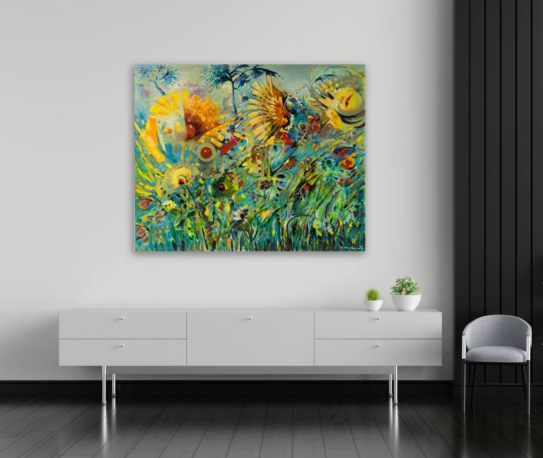 Original Abstract Nature Painting by Arayik Asatryan