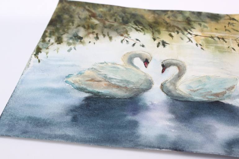 Original Contemporary Love Painting by Margaret Kekevi