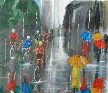 Original Bike Paintings by Steve Carlton