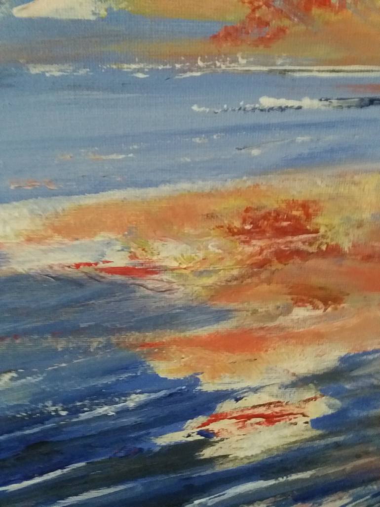 Original Impressionism Seascape Painting by Steve Carlton