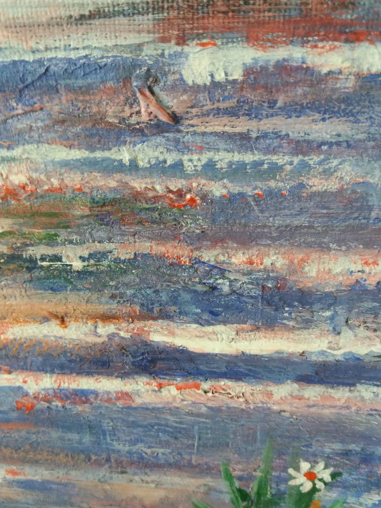 Original Expressionism Seascape Painting by Steve Carlton