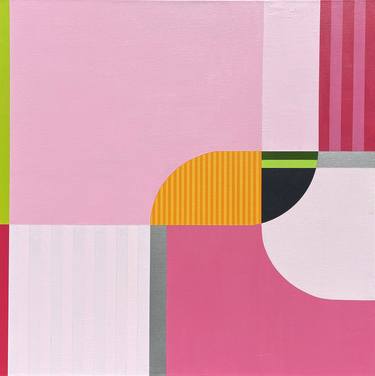 Original Abstract Geometric Paintings by Jonny Mellor