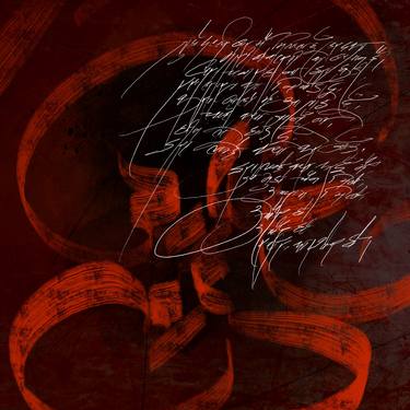 Print of Abstract Calligraphy Digital by TANU BHARDWAJ