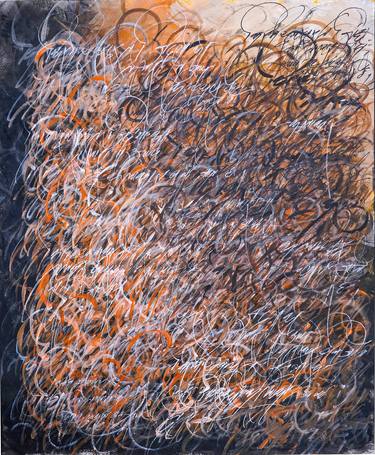 Print of Conceptual Calligraphy Paintings by Tanu Bhardwaj