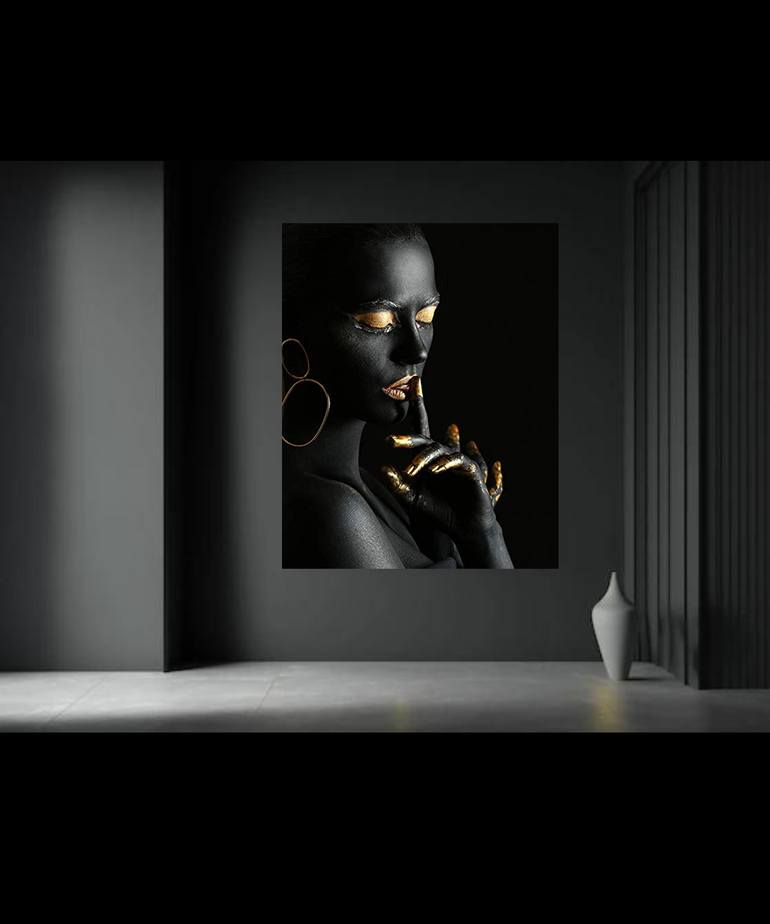 Original Abstract Expressionism Women Digital by Salah Eddine Hamdoun