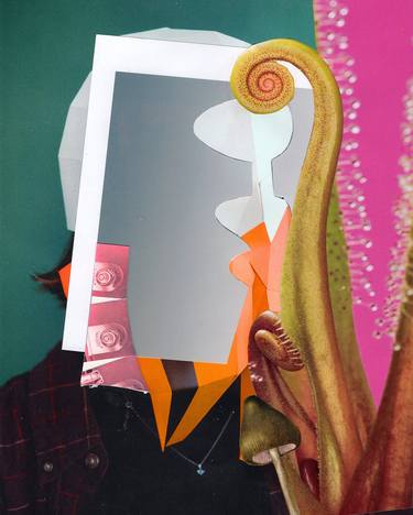 Original Dada Abstract Collage by Geoff Litchfield