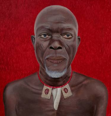 Original Photorealism Portrait Paintings by Daniel Ameire Awuni