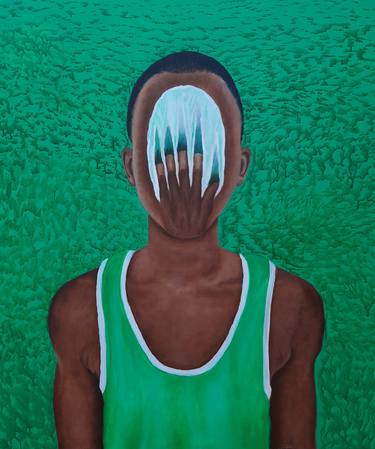 Original Surrealism Portrait Paintings by Daniel Ameire Awuni