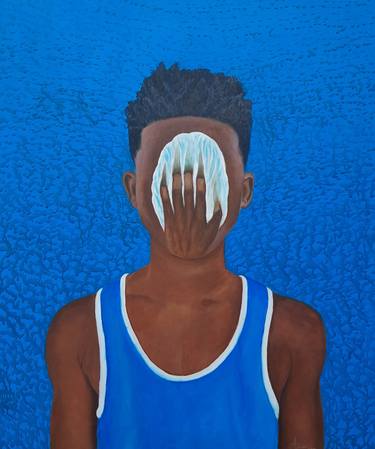 Original Surrealism Portrait Paintings by Daniel Ameire Awuni