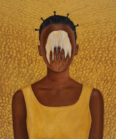 Original Surrealism Portrait Paintings by Daniel Ameire Awuni