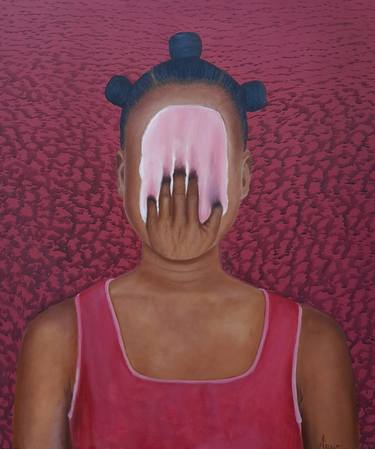 Original Surrealism Portrait Paintings by Daniel Ameire Awuni