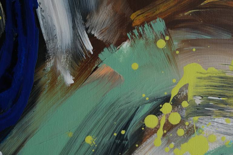 Original Abstract Expressionism Abstract Painting by Jana Magdova