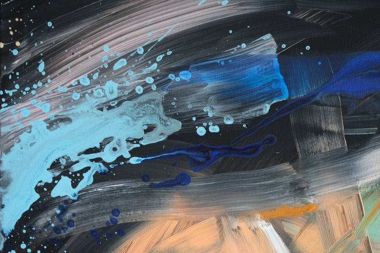 Original Abstract Expressionism Abstract Painting by Jana Magdova
