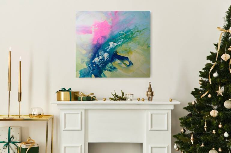 Original Abstract Expressionism Abstract Painting by Jana Magdova