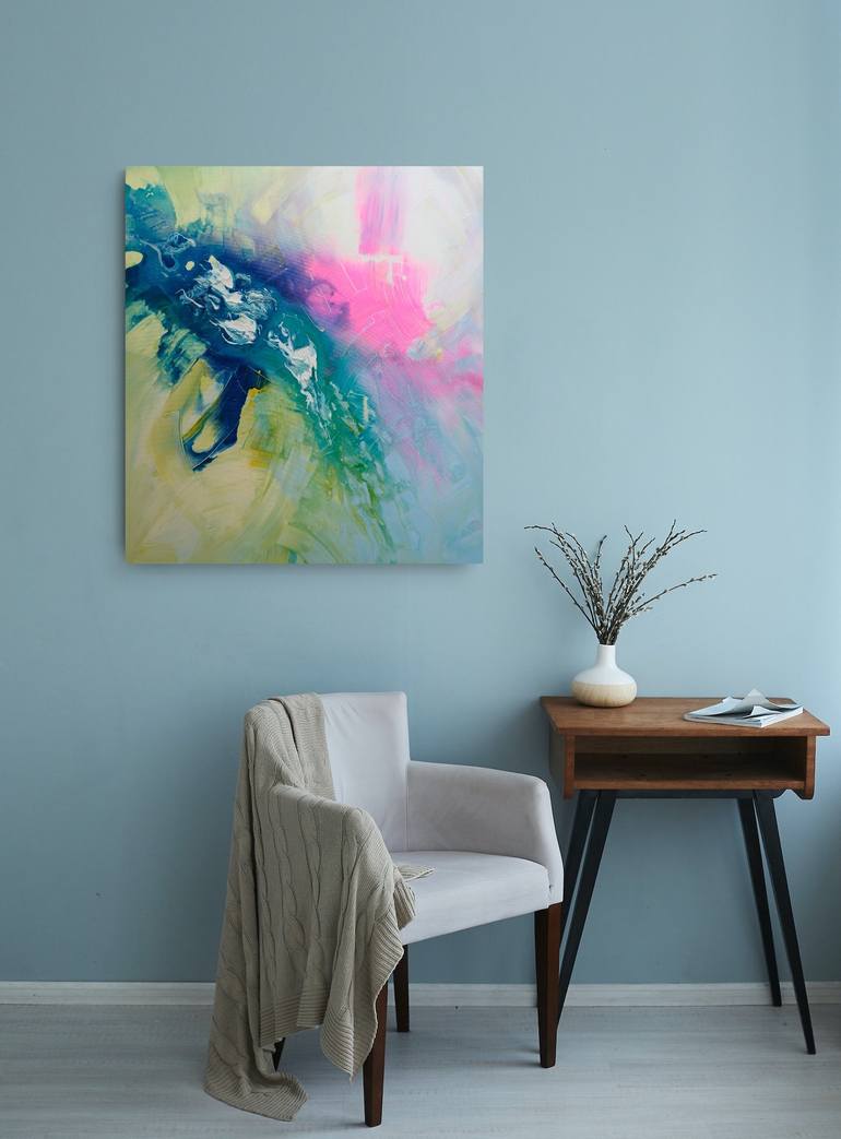 Original Abstract Expressionism Abstract Painting by Jana Magdova