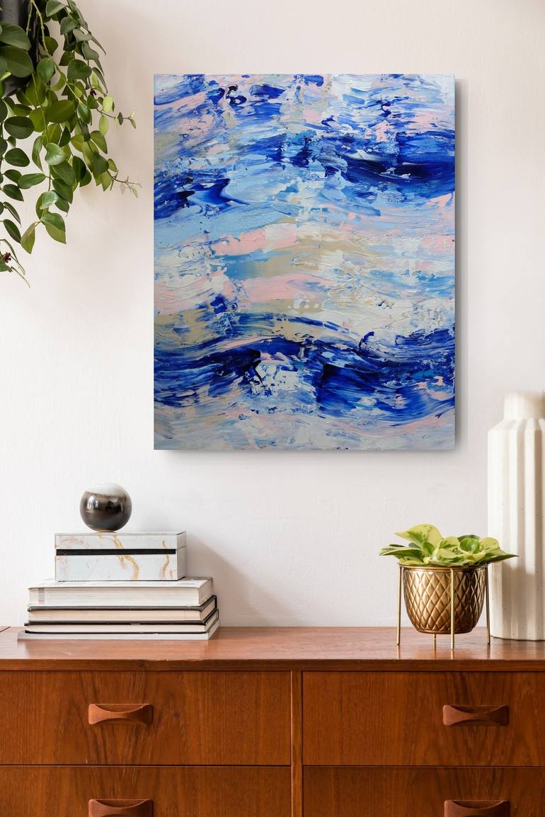 Original Abstract Expressionism Abstract Painting by Jana Magdova