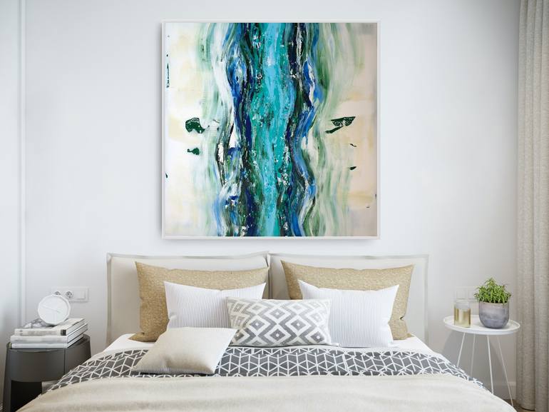 Original Abstract Expressionism Abstract Painting by Jana Magdova