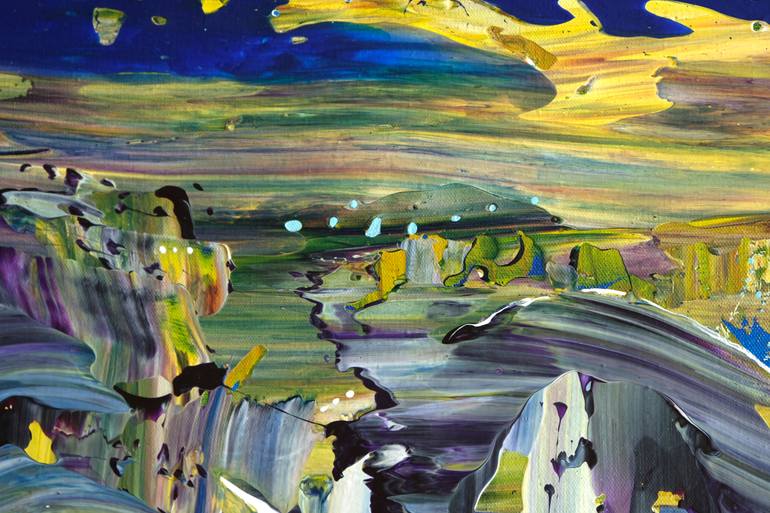 Original Abstract Expressionism Abstract Painting by Jana Magdova
