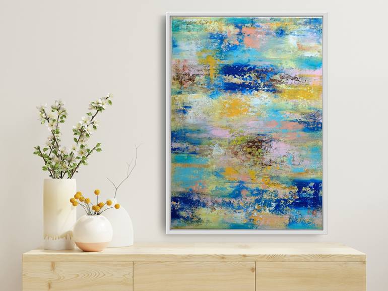 Original Abstract Expressionism Abstract Painting by Jana Magdova