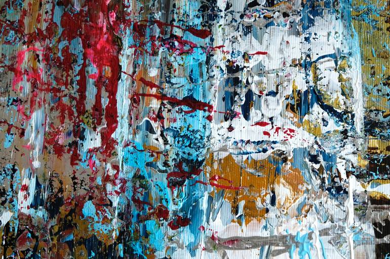 Original Abstract Expressionism Abstract Painting by Jana Magdova