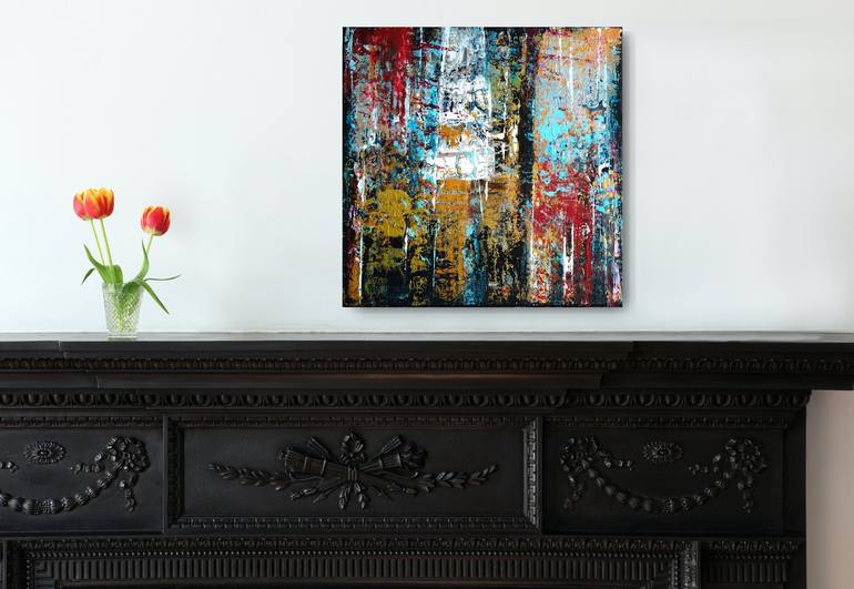 Original Abstract Expressionism Abstract Painting by Jana Magdova