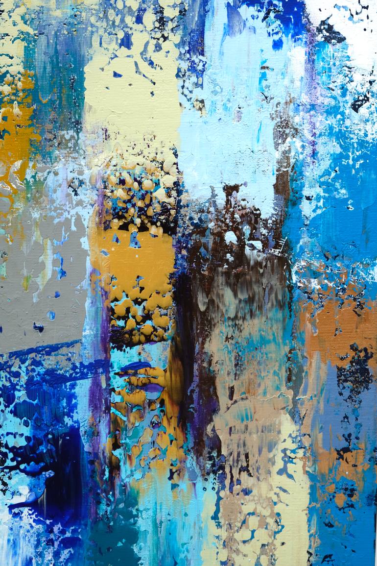 Original Abstract Expressionism Abstract Painting by Jana Magdova