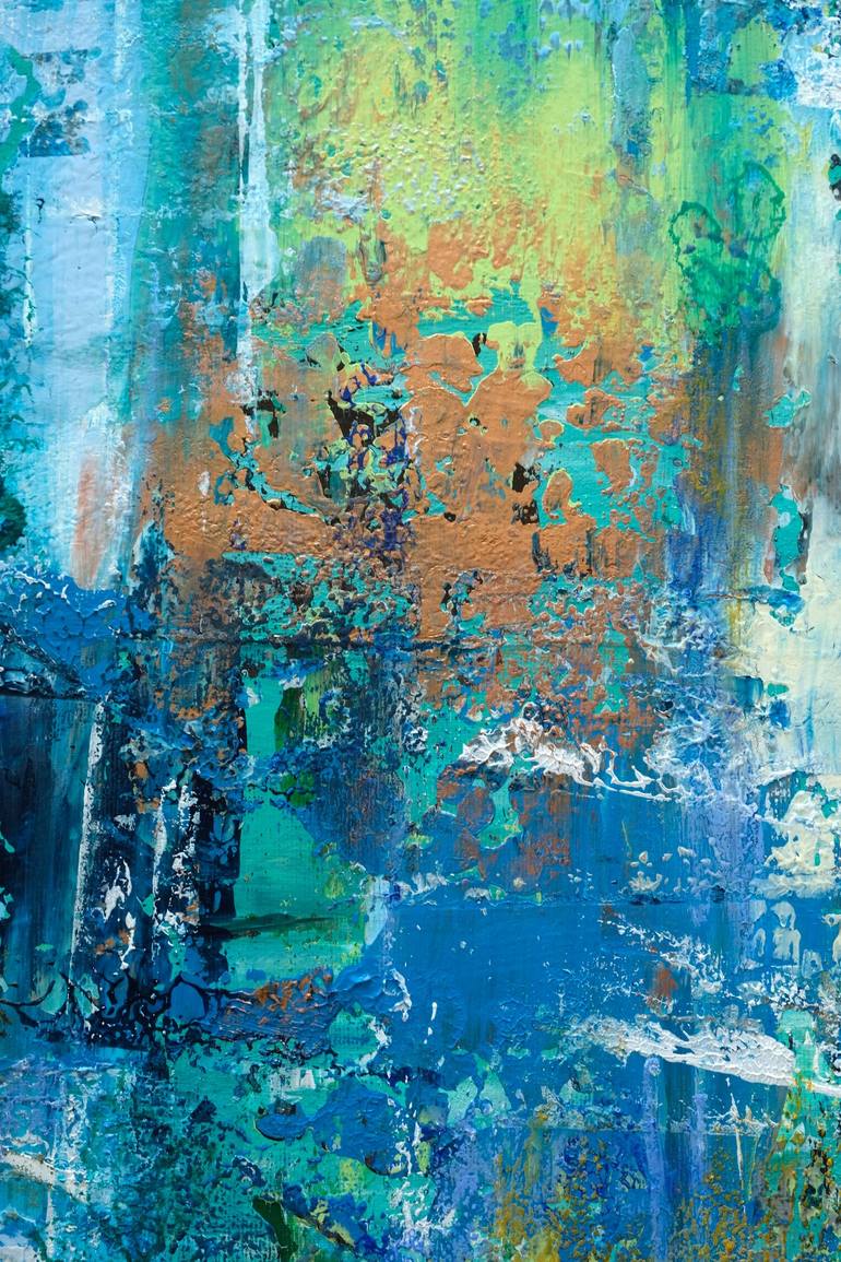Original Abstract Expressionism Abstract Painting by Jana Magdova