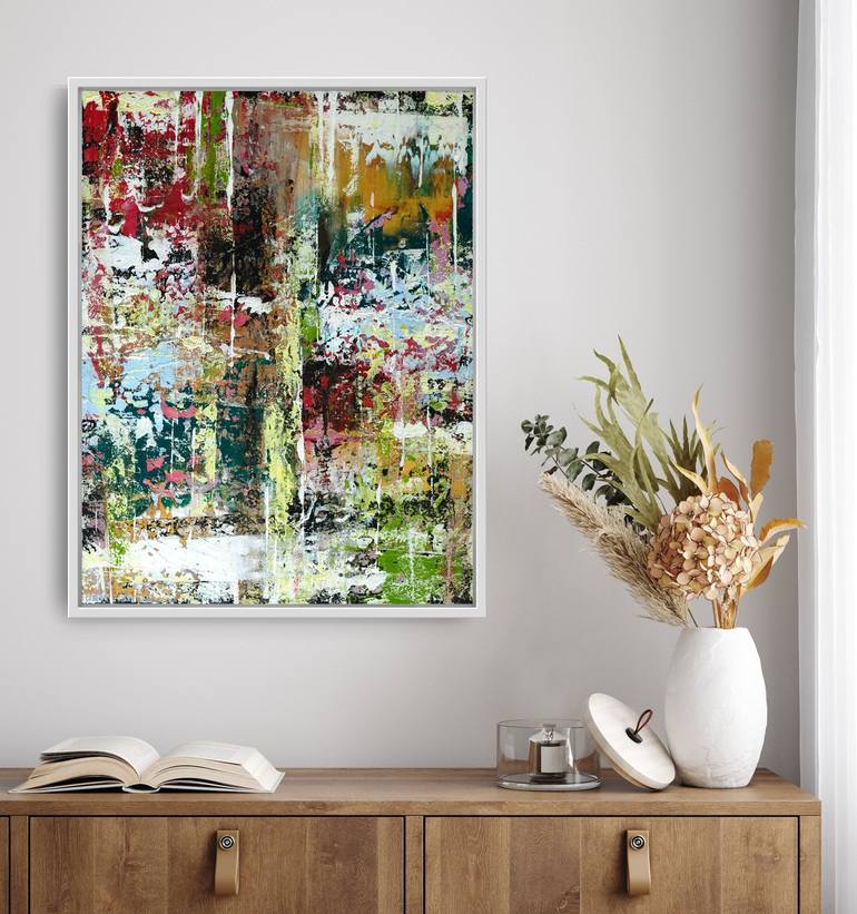 Original Abstract Expressionism Abstract Painting by Jana Magdova