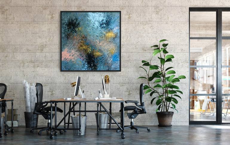 Original Abstract Expressionism Abstract Painting by Jana Magdova