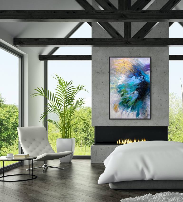 Original Abstract Expressionism Abstract Painting by Jana Magdova