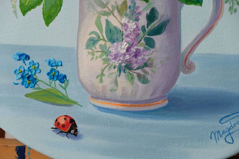 Original Contemporary Floral Painting by Jana Magdova