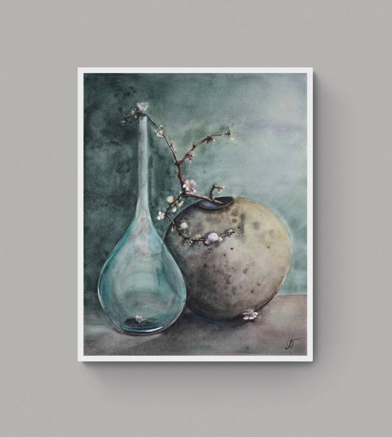 Original Figurative Still Life Painting by Olga Gansen