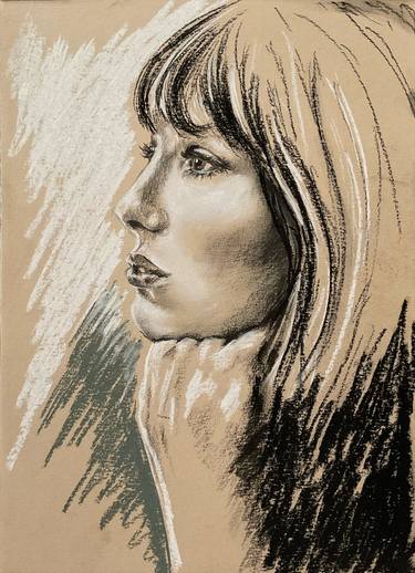 Original Portrait Drawings by fulya ceker