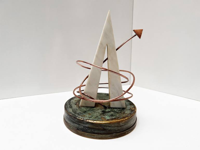 Original Abstract Love Sculpture by Daniela Rancati