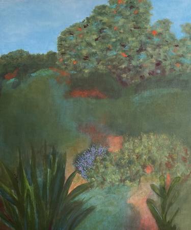 Original Abstract Landscape Painting by LORETTA BONUS