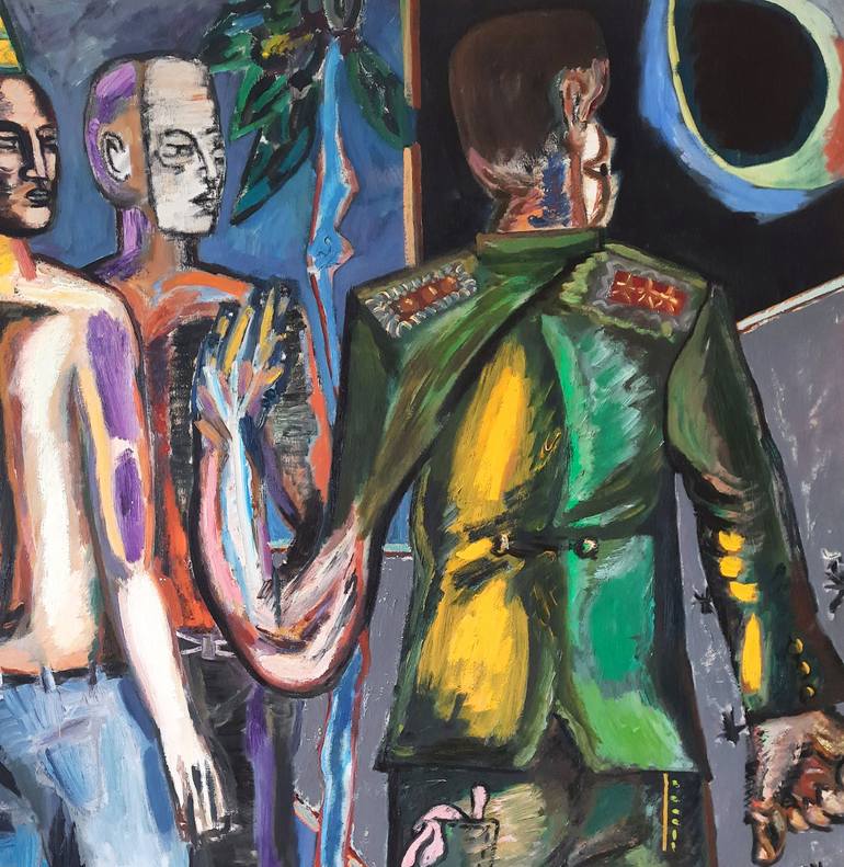 Original Contemporary Men Painting by Wojciech Szybist