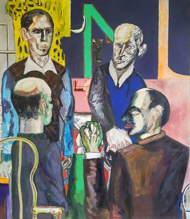 Original Expressionism People Paintings by Wojciech Szybist