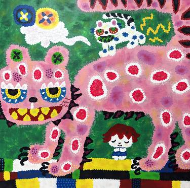 Original Abstract Mixed Media by Ho Rin