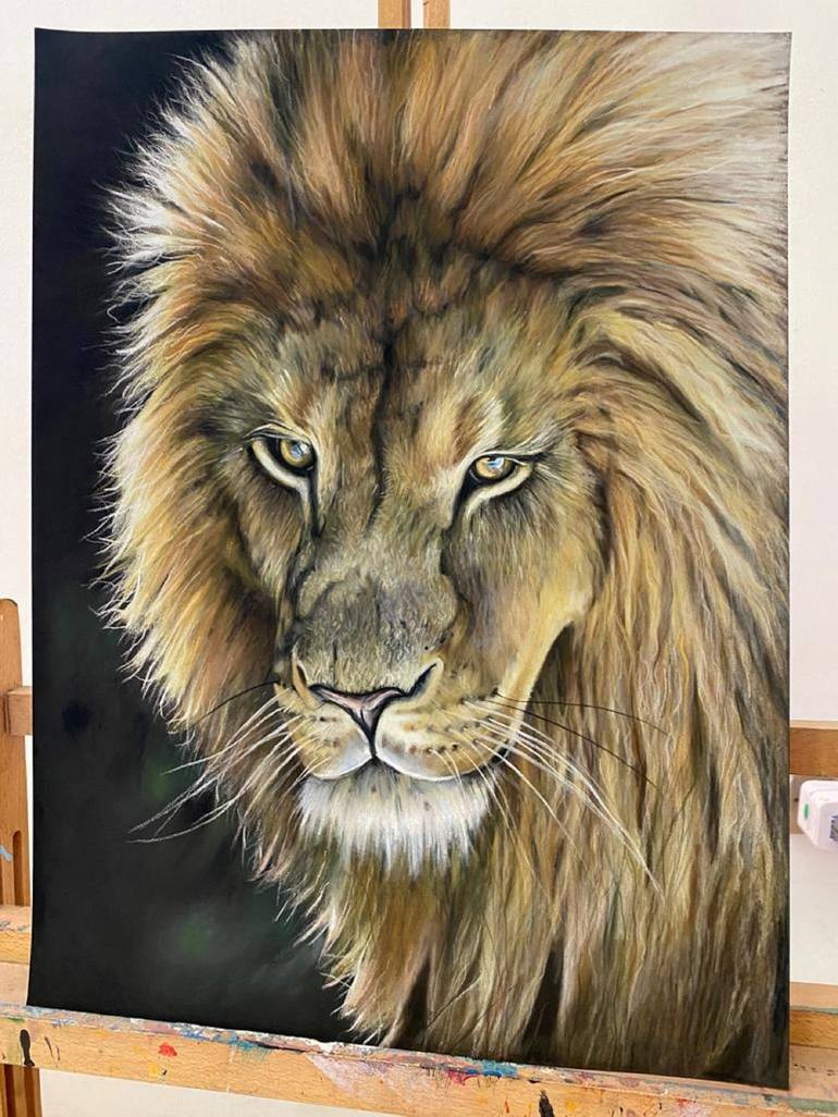 Original Fine Art Animal Drawing by Sharron Matheson