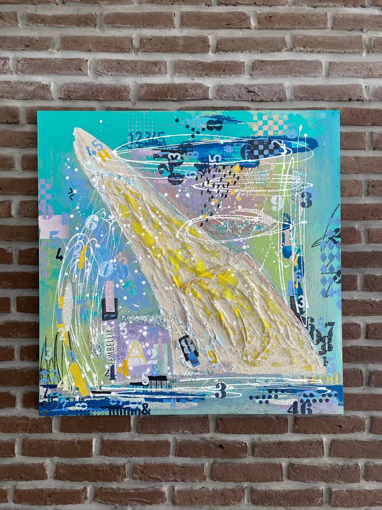 Original Contemporary Abstract Collage by Tamara Emsen