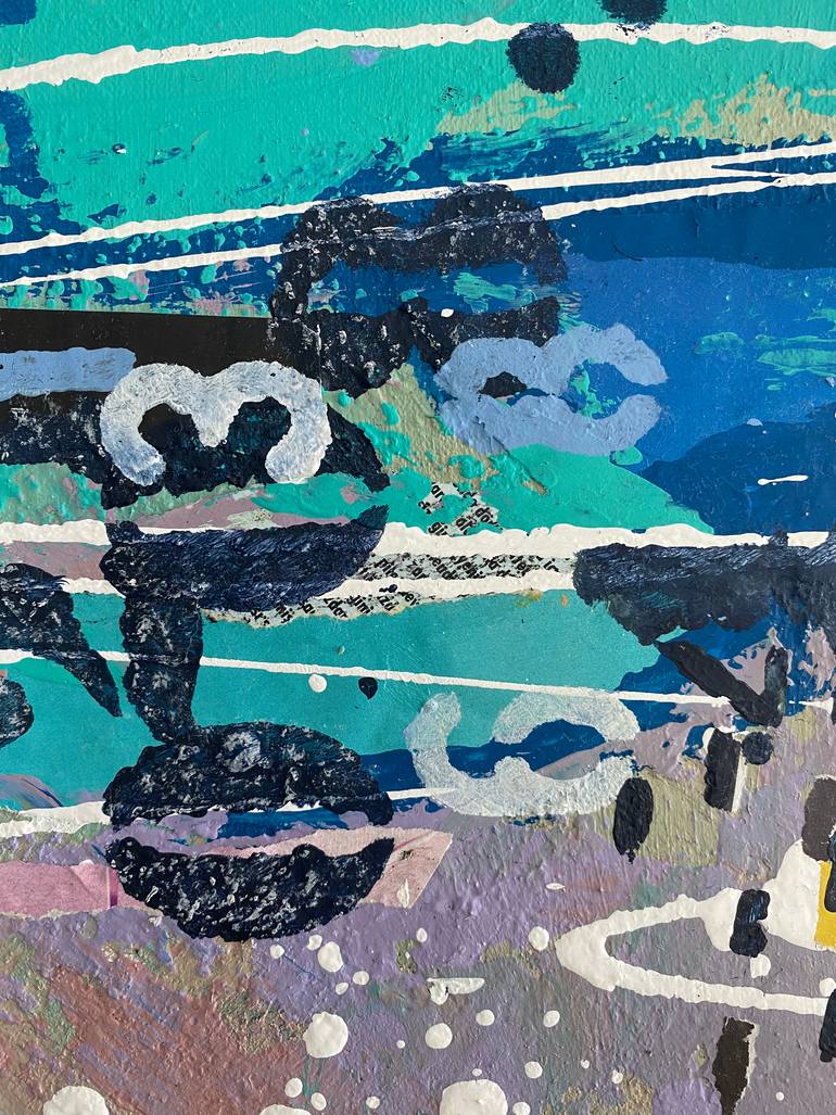 Original Contemporary Abstract Collage by Tamara Emsen