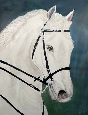 Original Fine Art Horse Paintings by sidra mushtaq