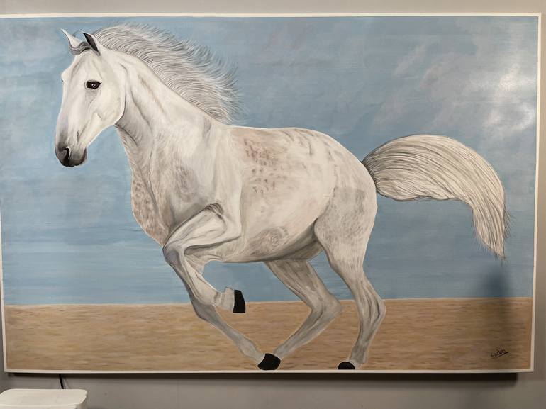 Original Horse Painting by sidra mushtaq