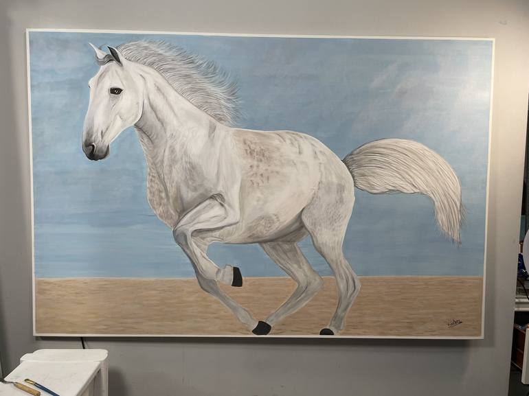 Original Horse Painting by sidra mushtaq