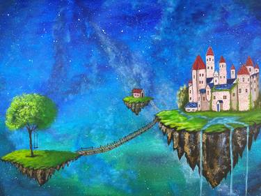 Original Fine Art Landscape Paintings by sidra mushtaq