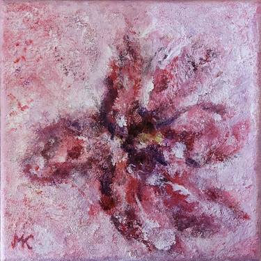 Original Abstract Floral Paintings by Mervi Korhonen