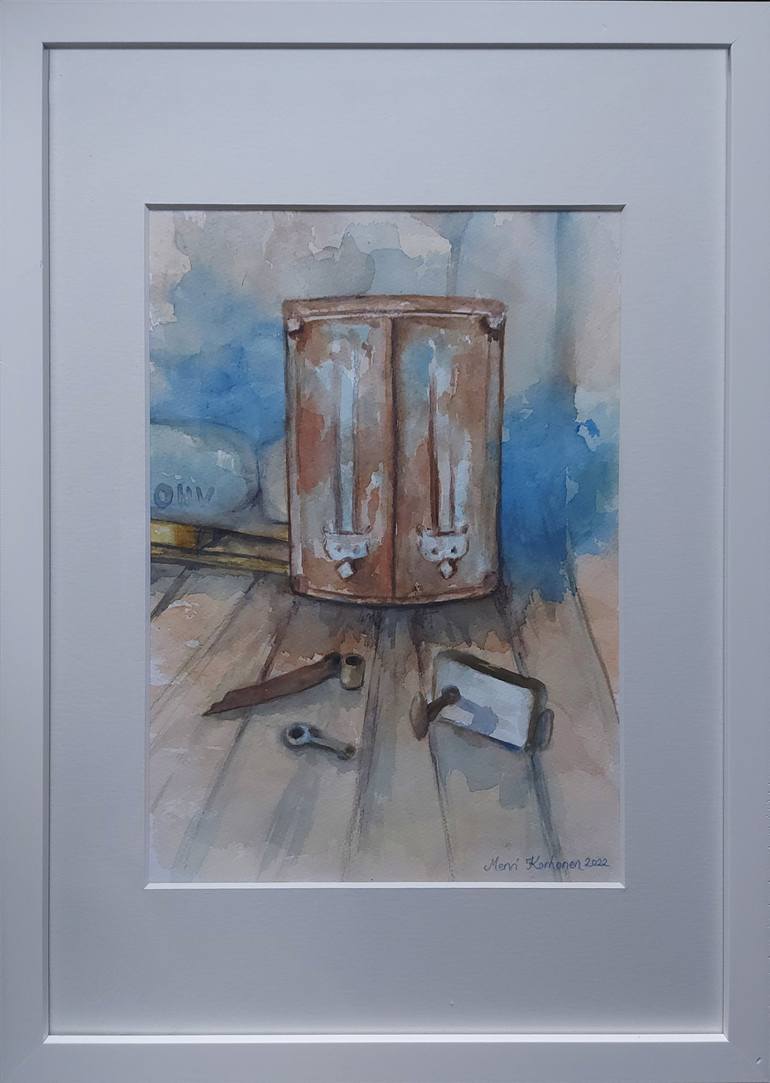 Original Still Life Painting by Mervi Korhonen