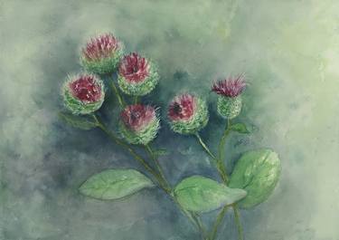 Original Floral Paintings by Mervi Korhonen